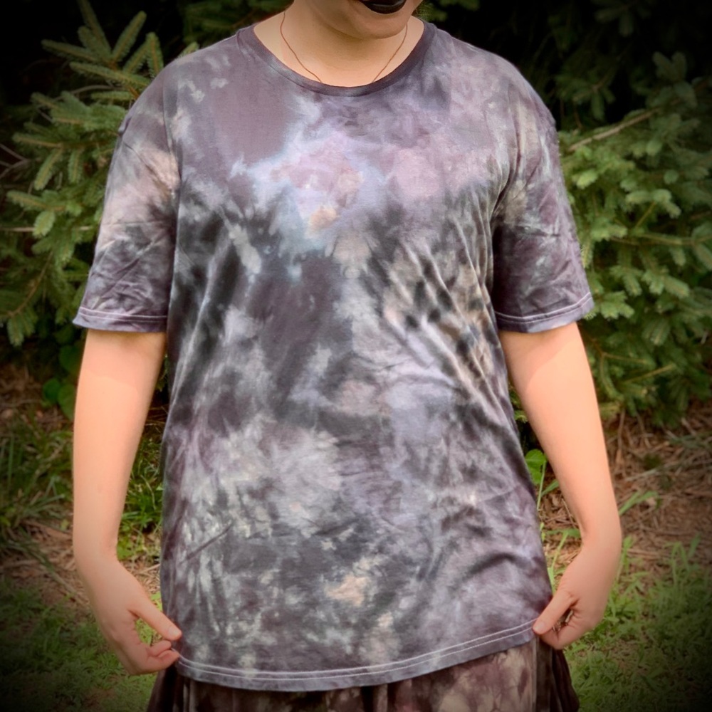 Smoky Gray Tie Dye Tee